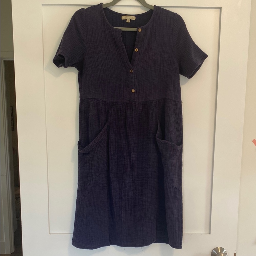 Polagram Cotton Button Dress